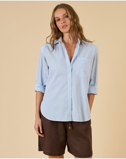 Sky Blue Stripes