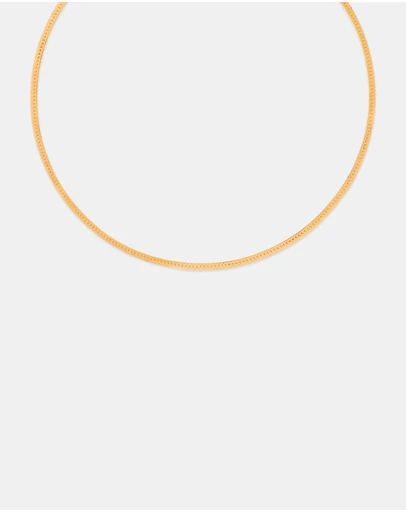 Astrid & Miyu - Snake Chain 18Ct Necklace
