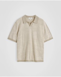 COS - Cotton-Jacquard Polo Shirt
