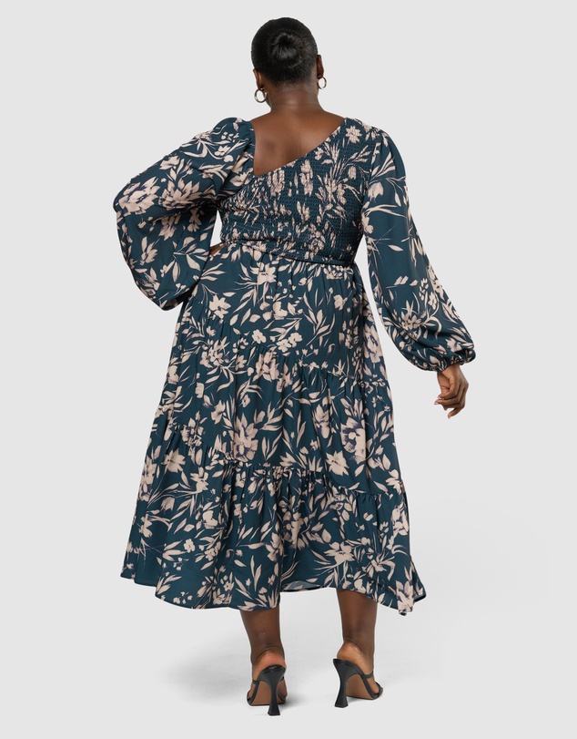 Something 4 Olivia - Loris Asymmetric Midi Dress