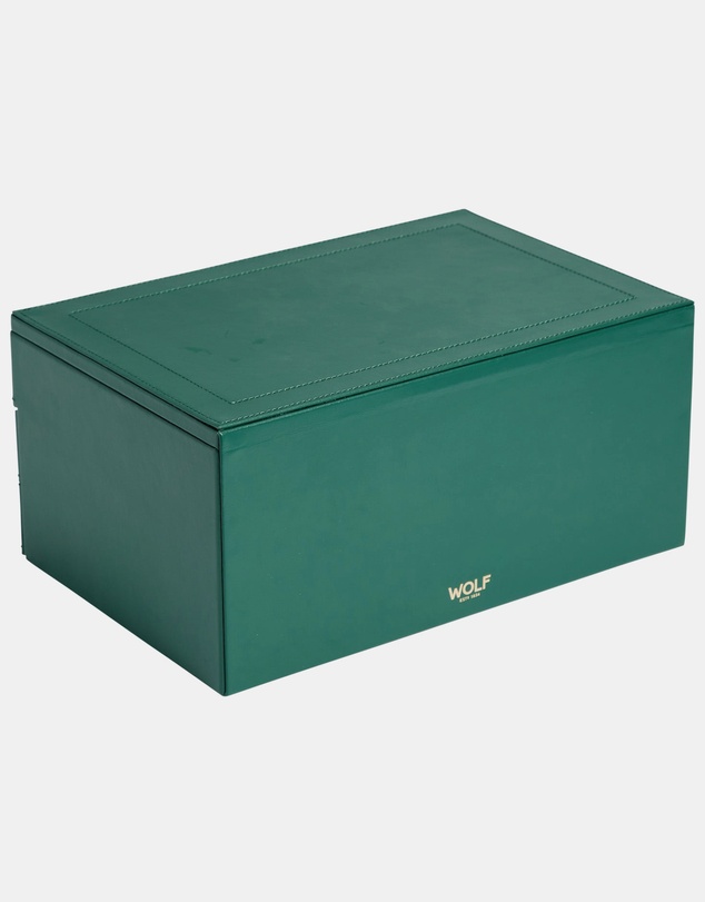 Wolf - Wolf Sophia Jewelry Box Forrest Green