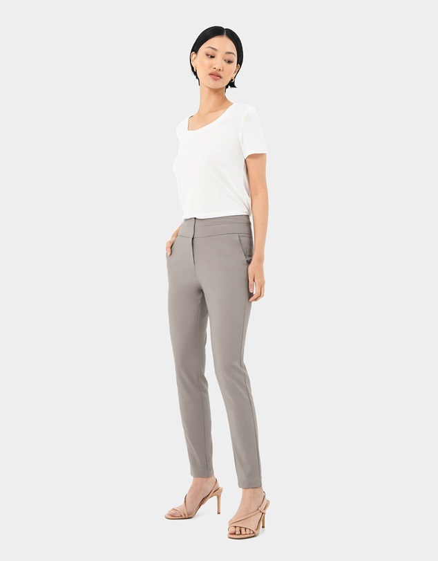 Forcast - Myah Double Waistband Pants