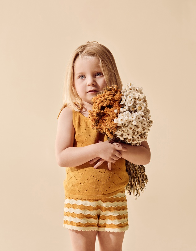 Wilson & Frenchy - Marmalade Organic Knitted Chevron Set - Babies-Kids