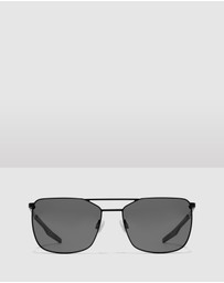 Hawkers Co - HAWKERS - Polarized Black Dark SENSE Sunglasses for Men and Women UV400
