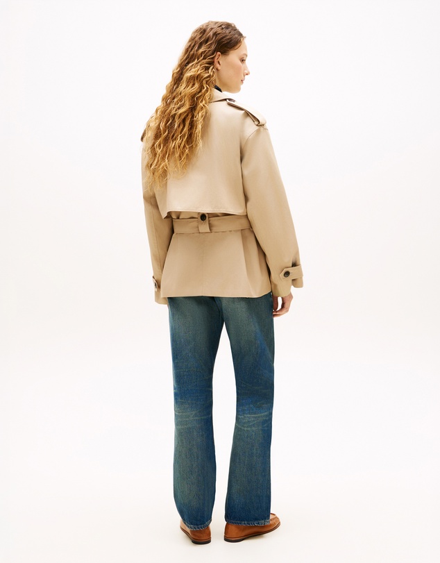 Tommy Hilfiger - Water Repellent Relaxed Short Trench Coat