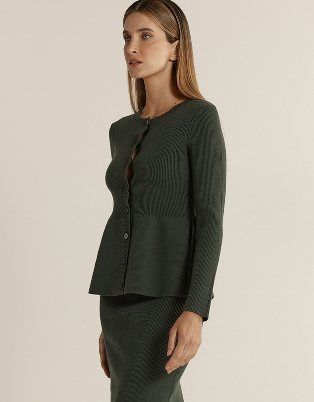 Fate + Becker - Vale Peplum Cardigan