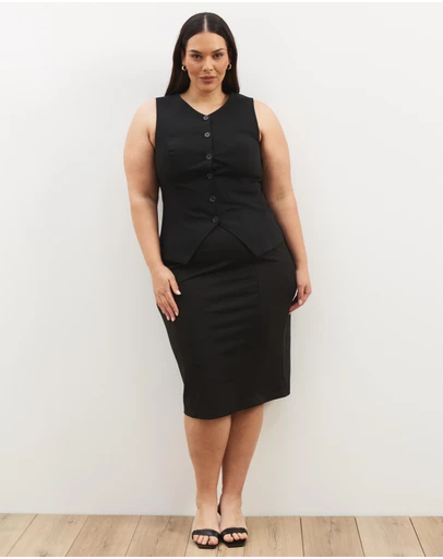 Atmos&Here Curvy - Naomi Pencil Skirt
