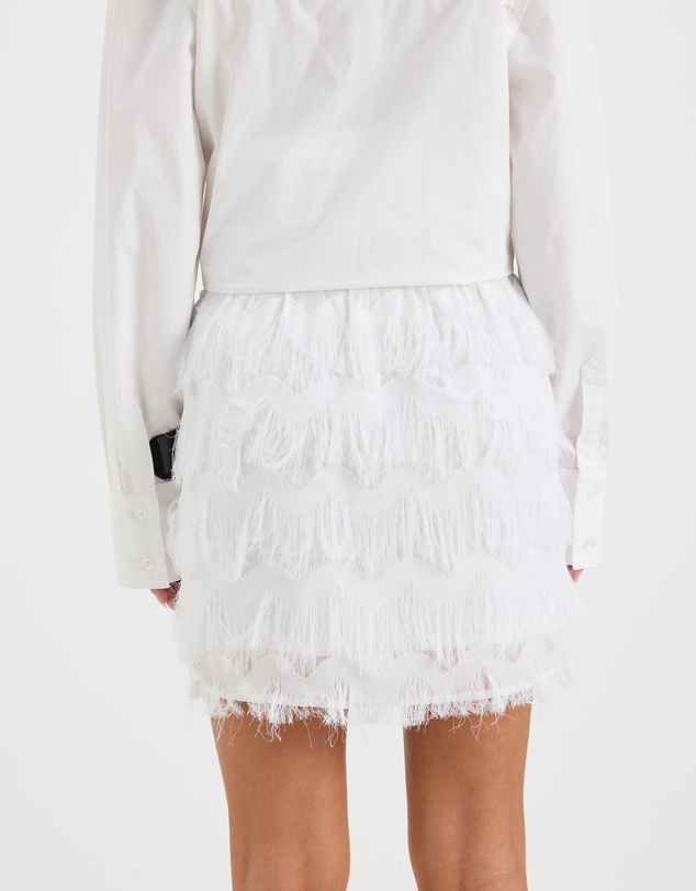 Calli - Frankie Fringe Tassel Mini Skirt