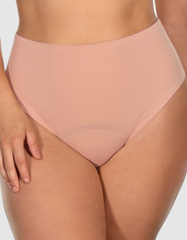 B Free Intimate Apparel - Super Soft Brushed Period High Cut Briefs