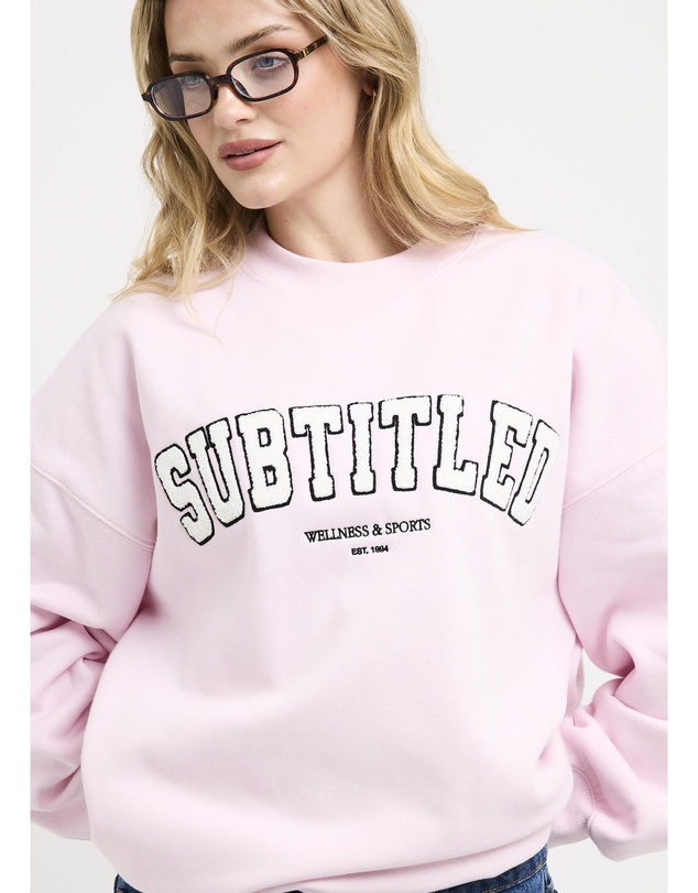 Subtitled - NYC Oversized Crew Neck Jumper