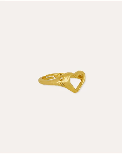 Ottoman Hands - Outline Heart Stacking Ring