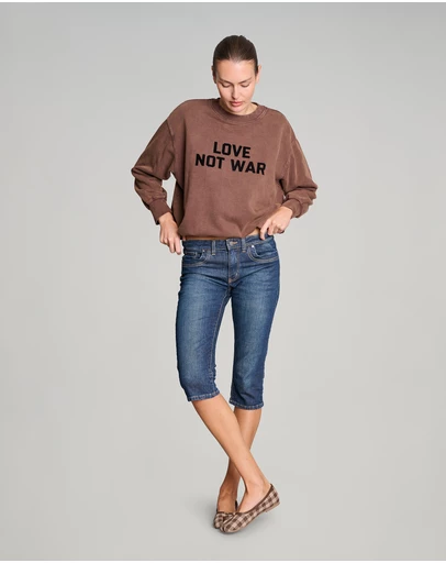Love and Nostalgia - Love Not War Sweat - Cinnamon