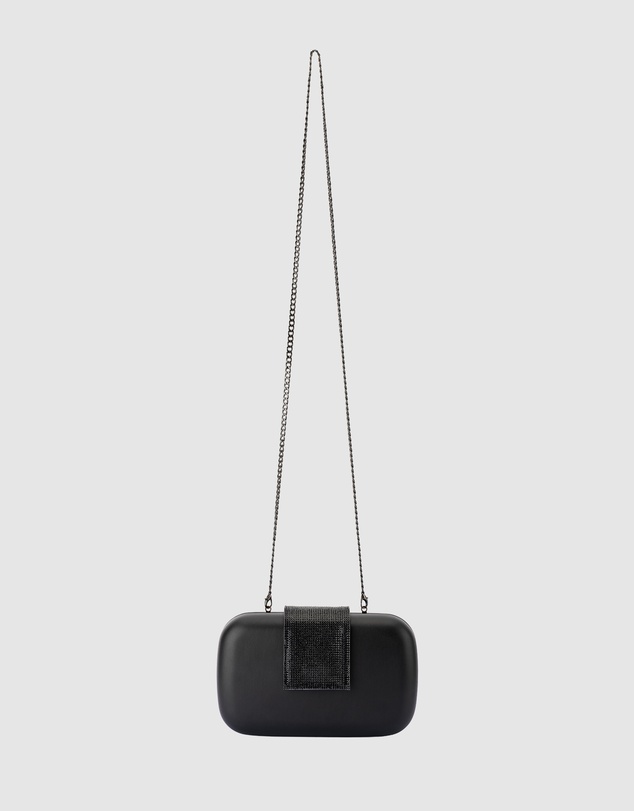Olga Berg - Selene Crystal Tab Clutch