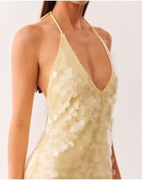 SNDYS - Calena Halter Mini Dress - ICONIC EXCLUSIVE