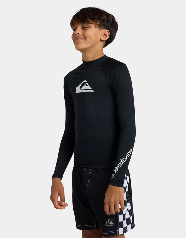 Quiksilver - Boys 8 to 16 All Time Long Sleeve Rash Vest