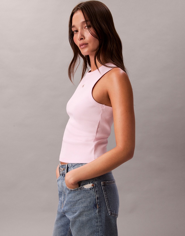 Calvin Klein Jeans - Cotton Stretch Ribbed Tank Top