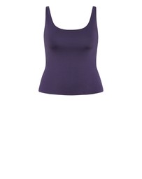City Chic - Plus size Arami Top - blueberry