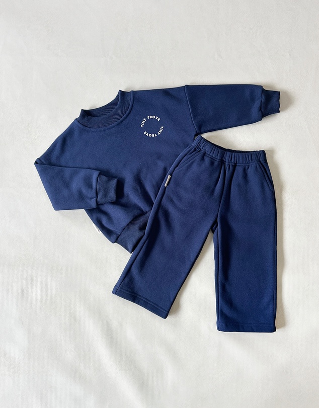 Tiny Trove - Oslo Wide Leg Tracksuit Set - Babies-Kids