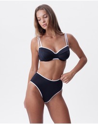 Bras N Things - Skye High Bikini Bottom - Black
