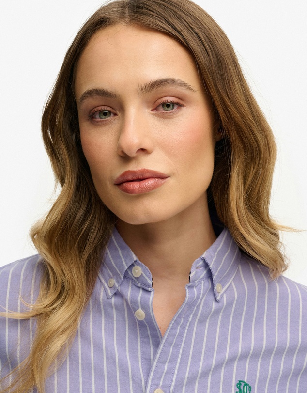 Superdry - Slim Oxford Button Down Long Sleeve Shirt