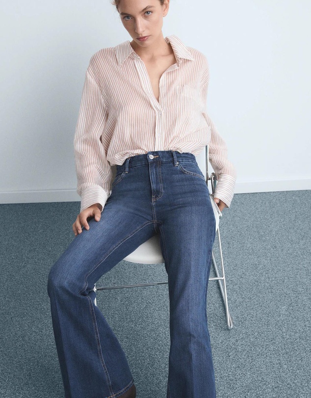 M.N.G - Violet Flared High-Rise Jeans