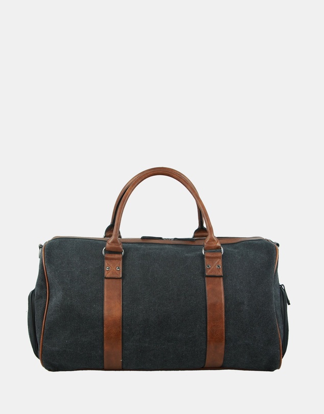 Pierre Cardin - Pierre Cardin Canvas Overnight Duffel Bag
