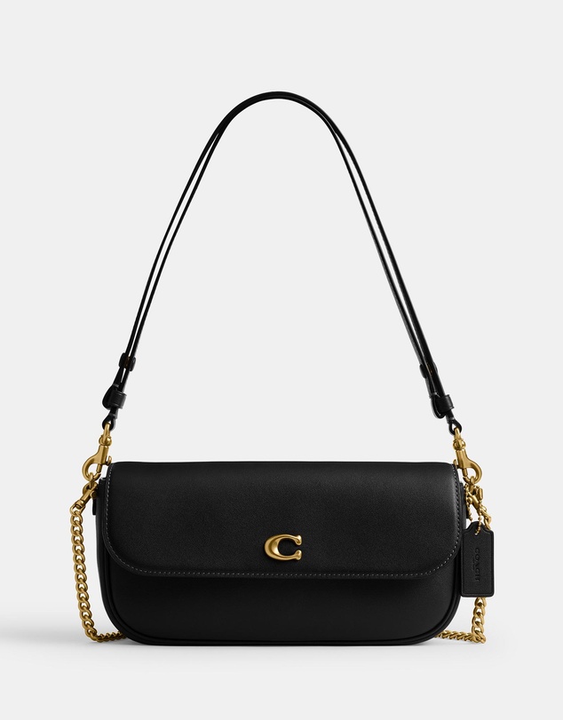 Coach - Leather Essential Flap Chain Bag