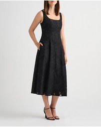 David Lawrence - Darden Jacquard Dress