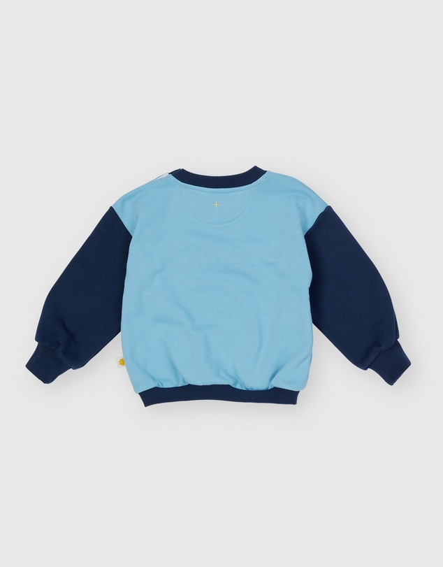 Goldie + Ace - Comfy Embroidered Sweater - ICONIC EXCLUSIVE - Babies-Kids
