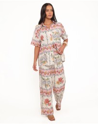 Petal & Pup - Cascais Pants - Rose Tile