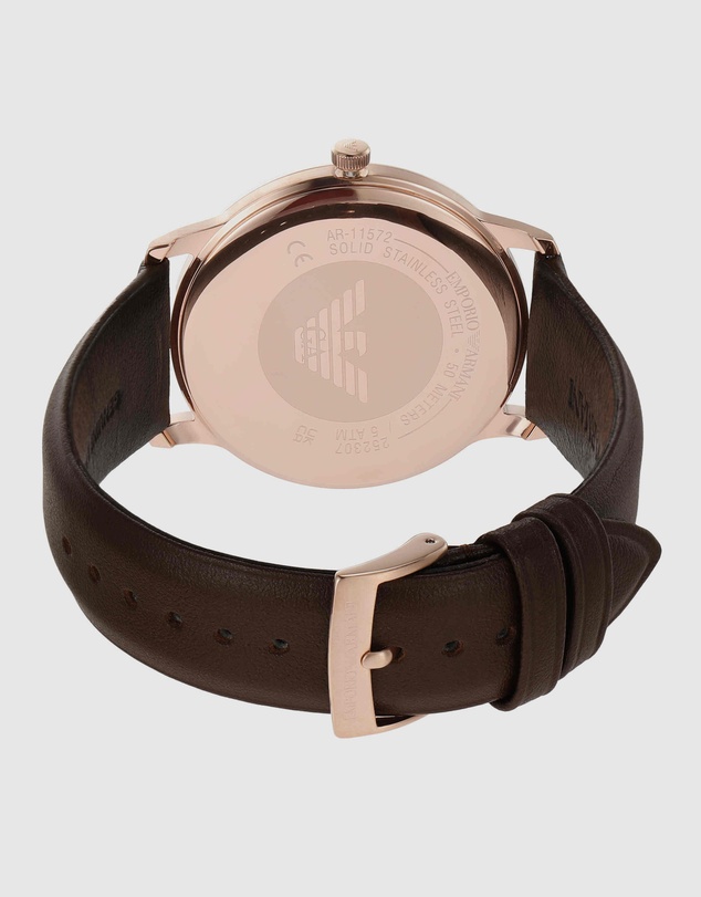 Emporio Armani - Brown Analogue Watch