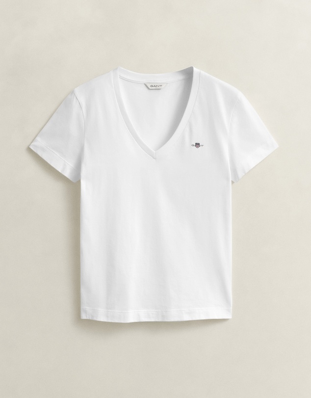Gant - Shield V-Neck T-Shirt