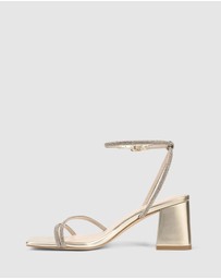 Verali - Strawberry Block Heel Sandals