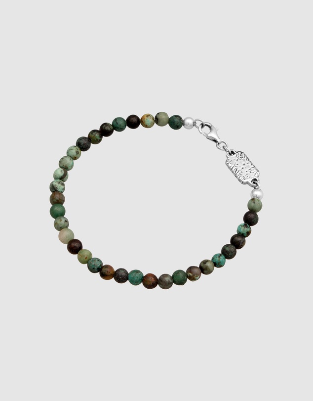 Haze & Glory - ICONIC EXCLUSIVE - Bracelet Men Turquoise Ocean 925 Sterling Silver