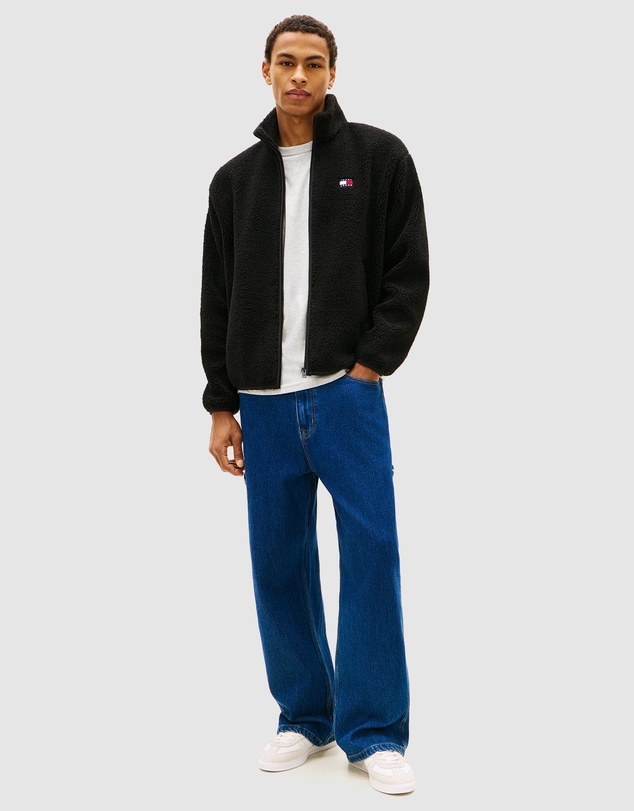 Tommy Jeans - Relaxed Badge Zip Through Teddy
