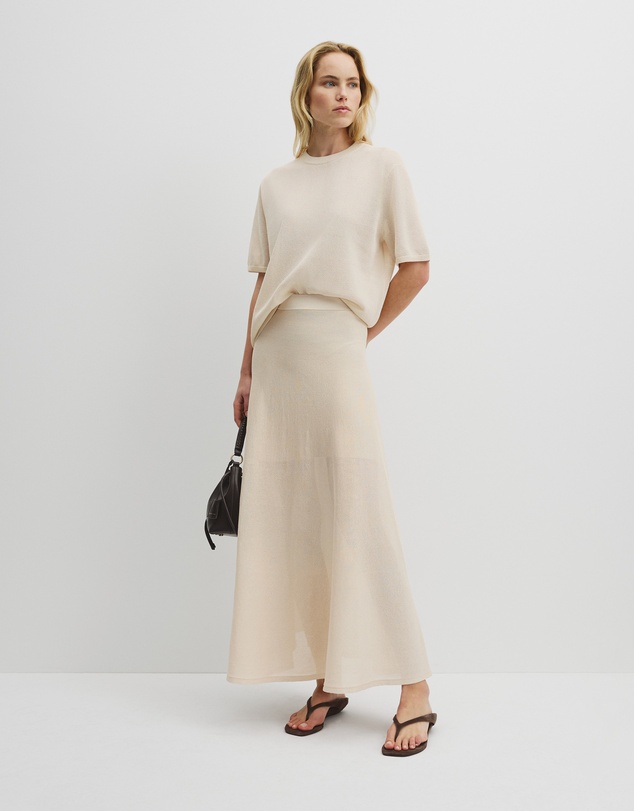 Country Road - Flared Knit Skirt