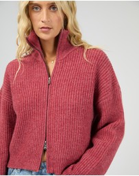 All About Eve - Bridie Knit Zip Through