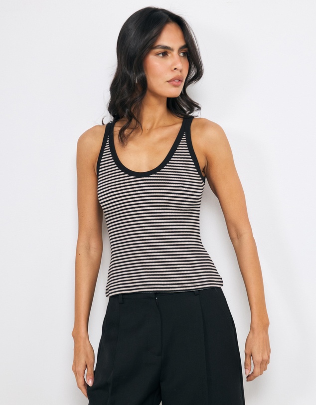 AERE - Cotton Stripe Tank