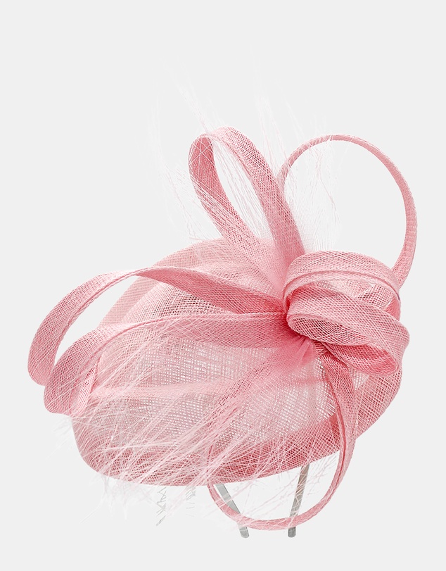 Morgan & Taylor - Fallon Fascinator in Pink
