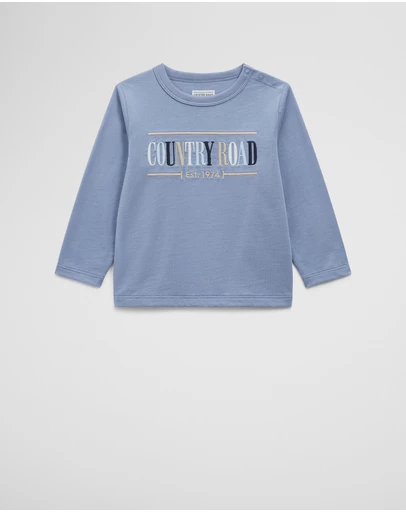 Country Road - Australian Cotton Long Sleeve Heritage T-shirt