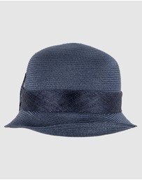 Max Alexander - Summer Navy Cloche Hat