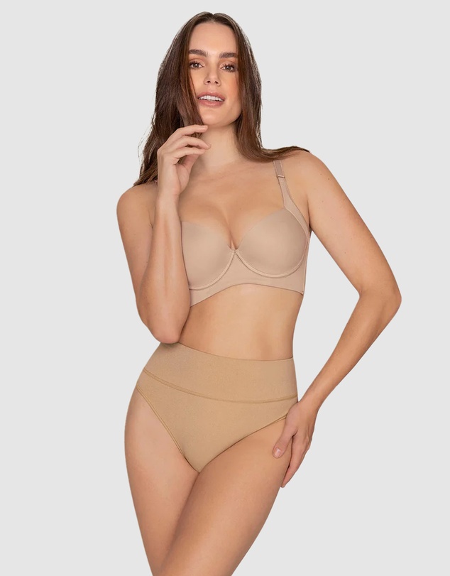 Leonisa - High-Waist Seamless Effect Tummy Control Shaper Thong