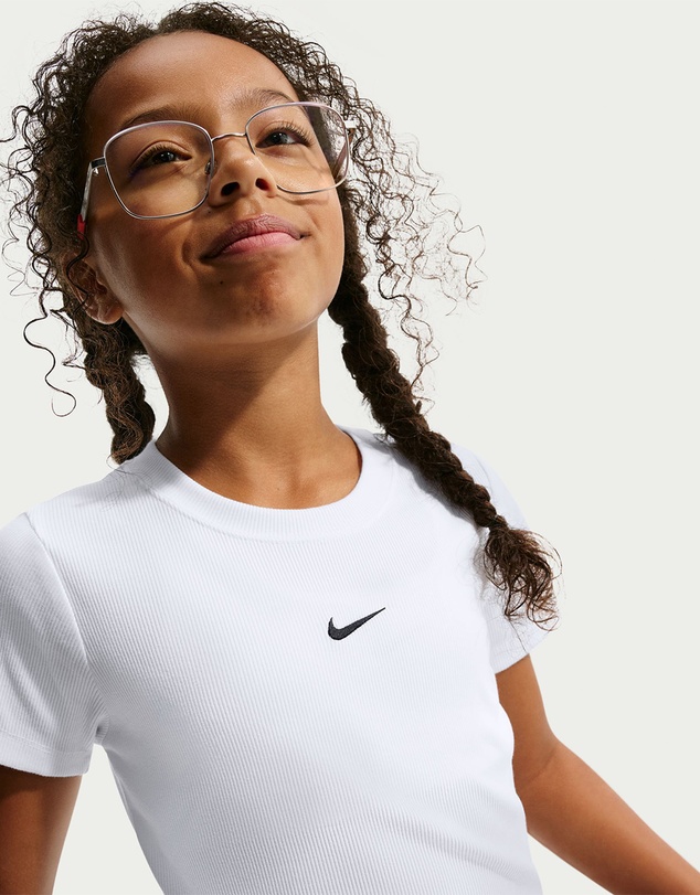 Nike - Crop Rib Tee - Teens