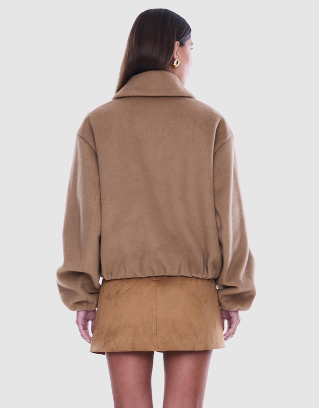 ENA PELLY - Maeve Wool Blend Bomber