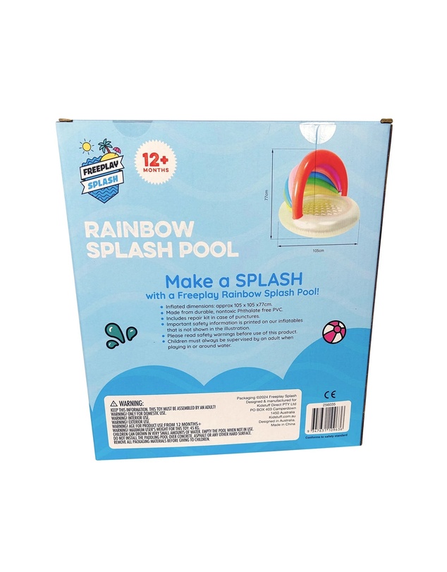 Freeplay Splash - Rainbow Baby Splash Pool