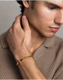 Nialaya Jewellery - Men's Simplicity Bangle