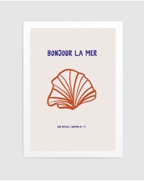 Olive et Oriel - Bonjour Lamer by Treechild Art Print