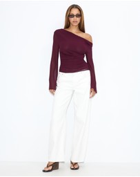 Dazie - Quinn Off Shoulder Top