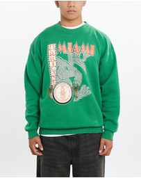 Vintage by The Real Deal - Pre Loved - Vintage 90s NCAA Miami Hurricanes Sweatshirt