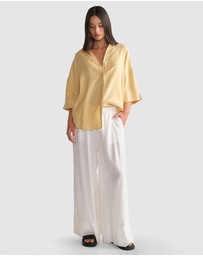 Decjuba - D-Luxe Linen Blend 3/4 Shirt